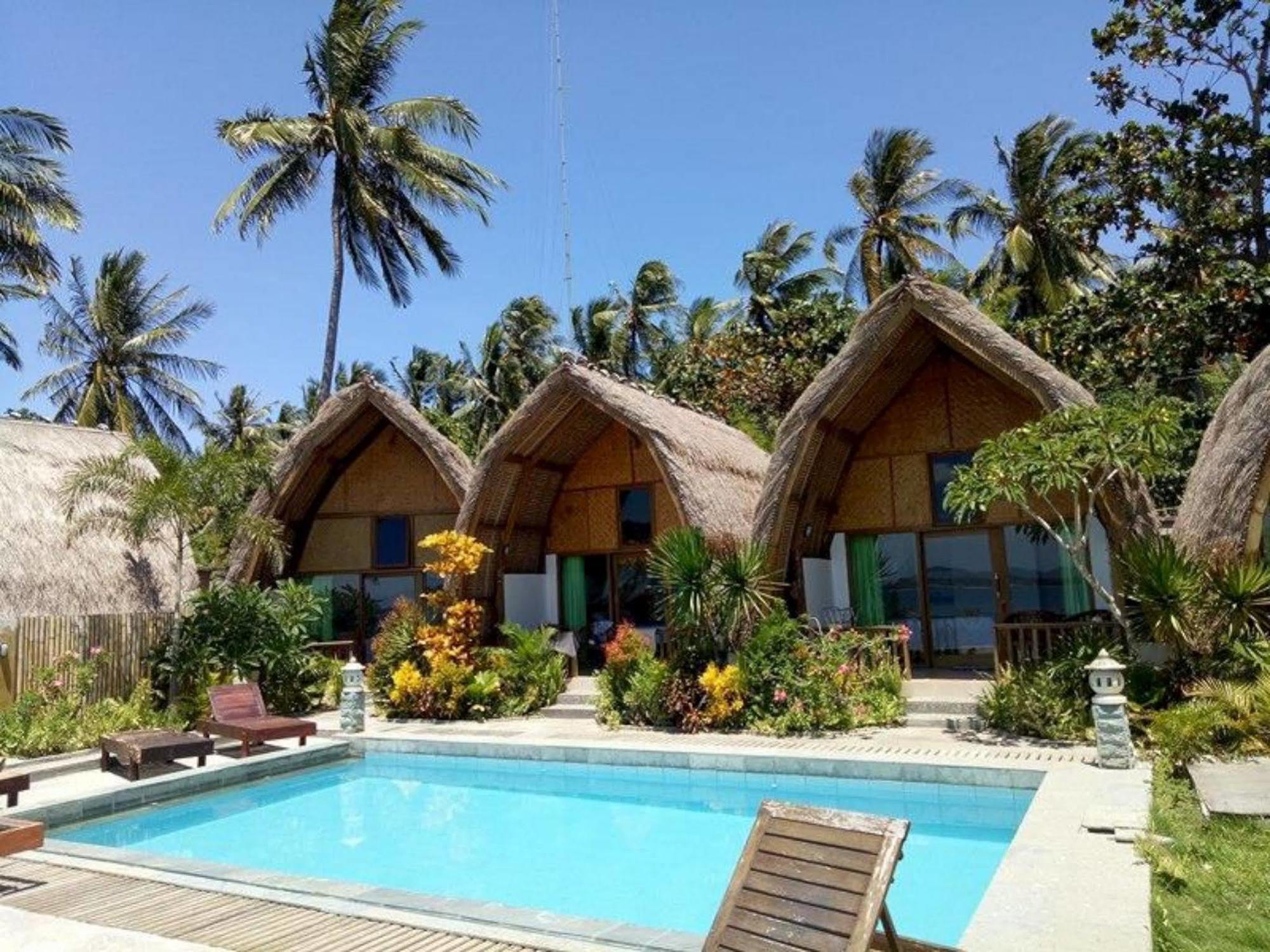 Krisna Bungalows And Restaurant Sekotong Exterior foto